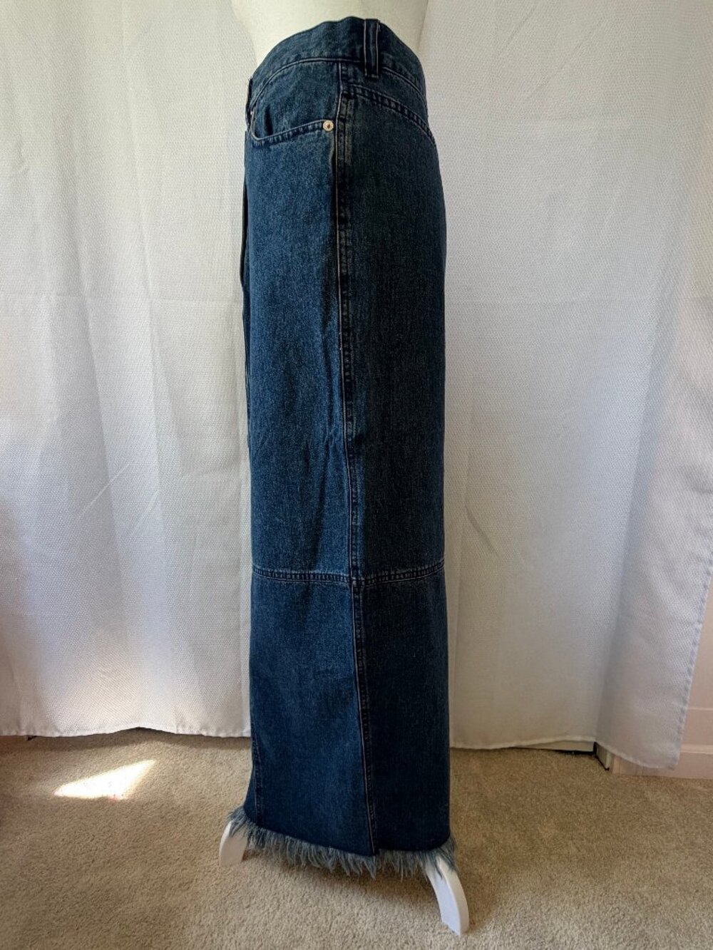 Vintage Lauren Jeans Co Ralph Lauren Denim Maxi Skirt - Picture 3 of 16